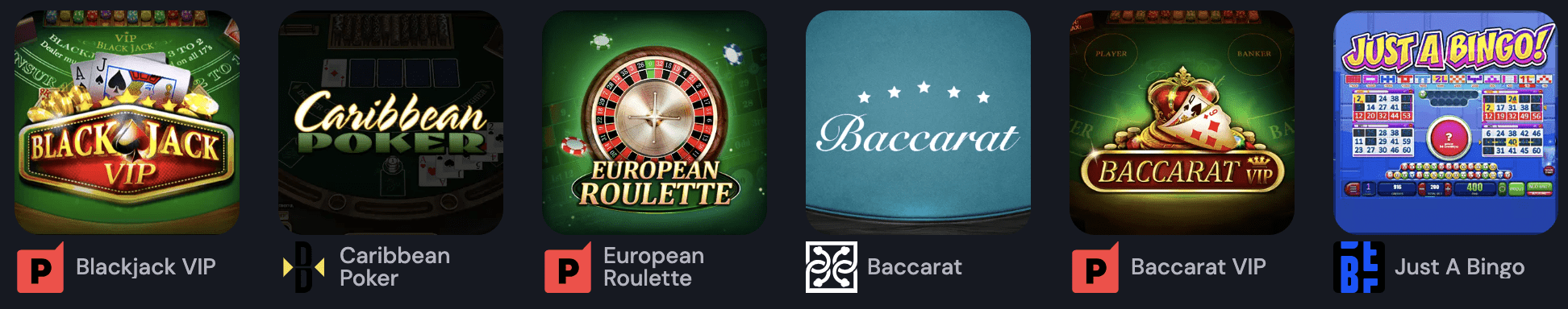 Slotozen Casino  Table Games preview